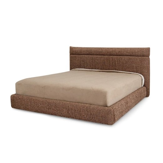 Cama Elysier Estofada com Cabeceira Gomada