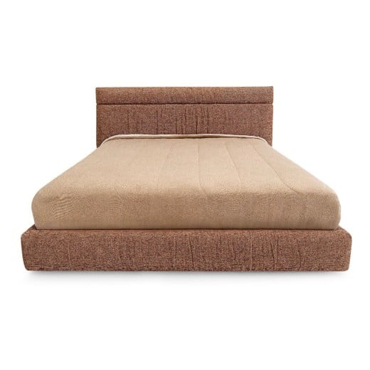 Cama Elysier Estofada com Cabeceira Gomada