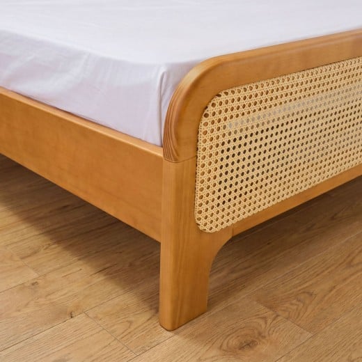 Cama Moara Palha Natural Estrutura Madeira Eucalipto