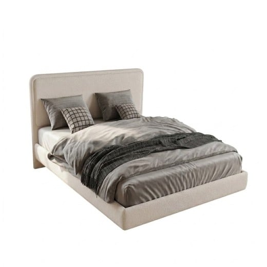 Cama Sonnay Estofada Cabeceira com Painel em Relevo
