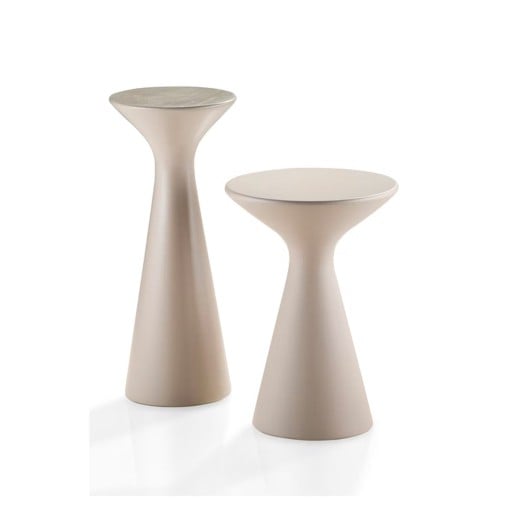 Mesa de Apoio Kaion Duo Tampo Redondo Estrutura em Multilaminado