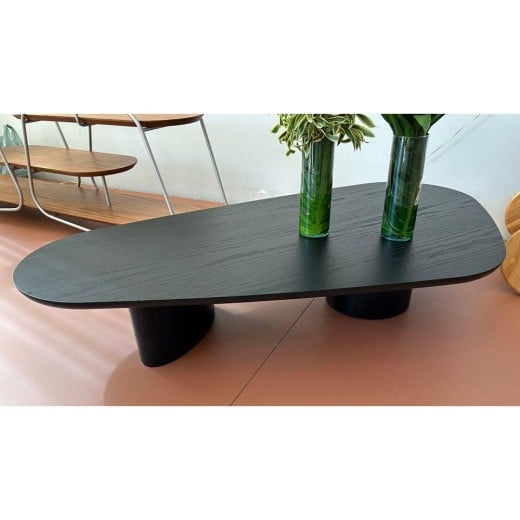 Mesa de Centro Éden Design Orgânico Estrutura Lâmina de Madeira