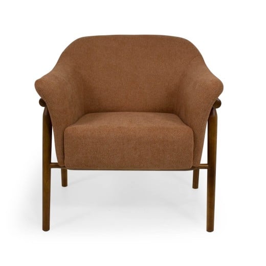 Poltrona Billy Estofada Estrutura Madeira Eucalipto Design Sustentável