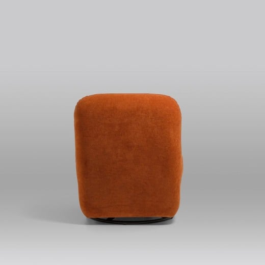 Poltrona Giratória Massya Estofada Estrutura Revestida Base em Aço Design by Hakin Hazin
