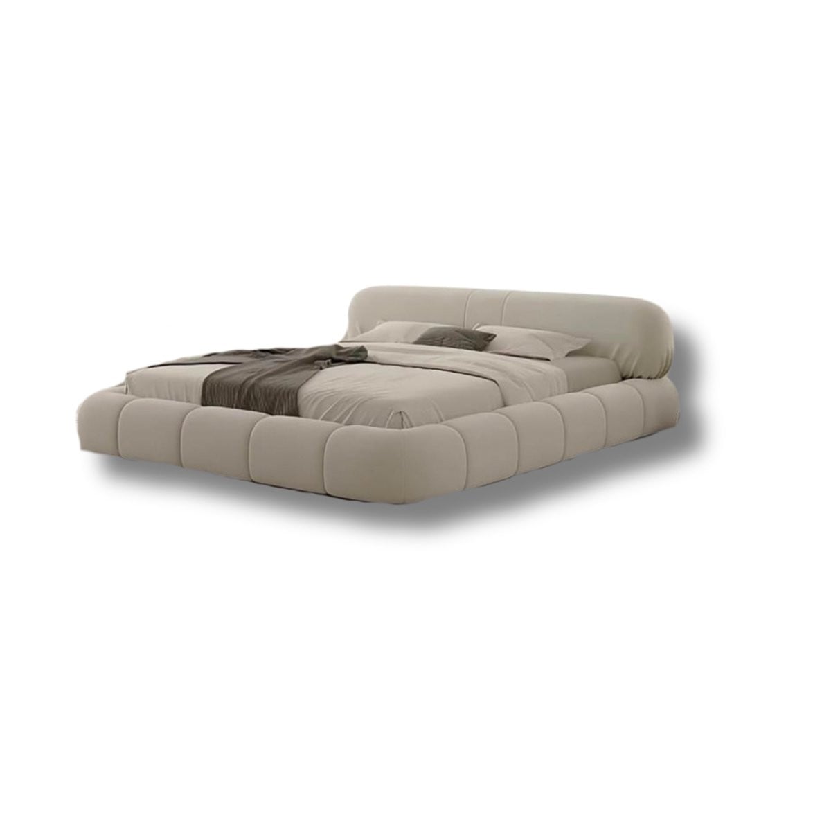 Cama Lizzen Estofada Design Atemporal
