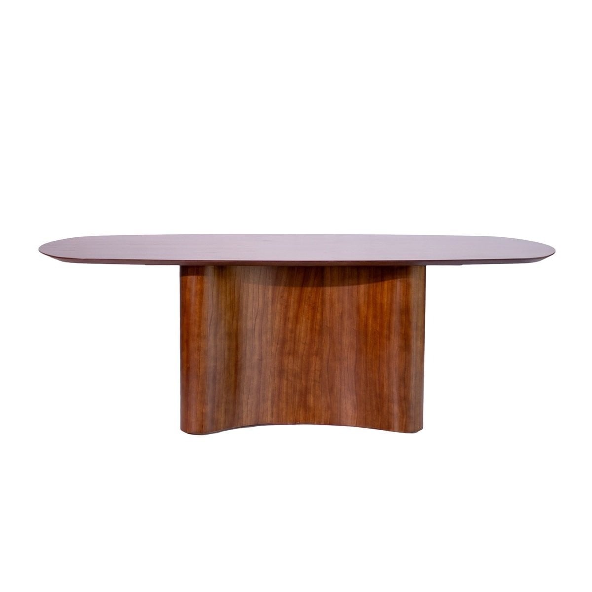Mesa de Jantar Tania Tampo Retangular Estrutura em Laminado em Cinamomo